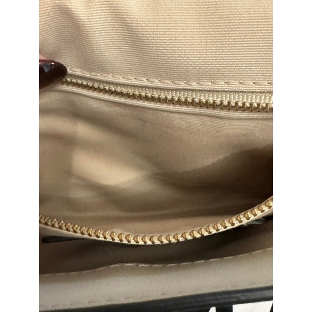 Marc Jacobs J Marc Cross/Shoulder Bag Black Cream Colorblock Leather - Picture 13 of 16